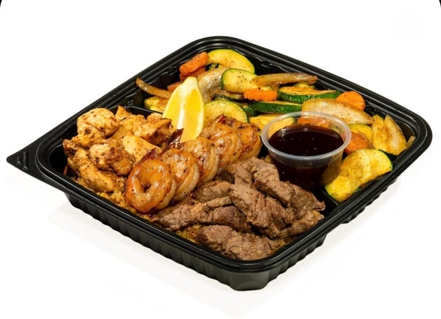 Hibachi Plate - Trio.